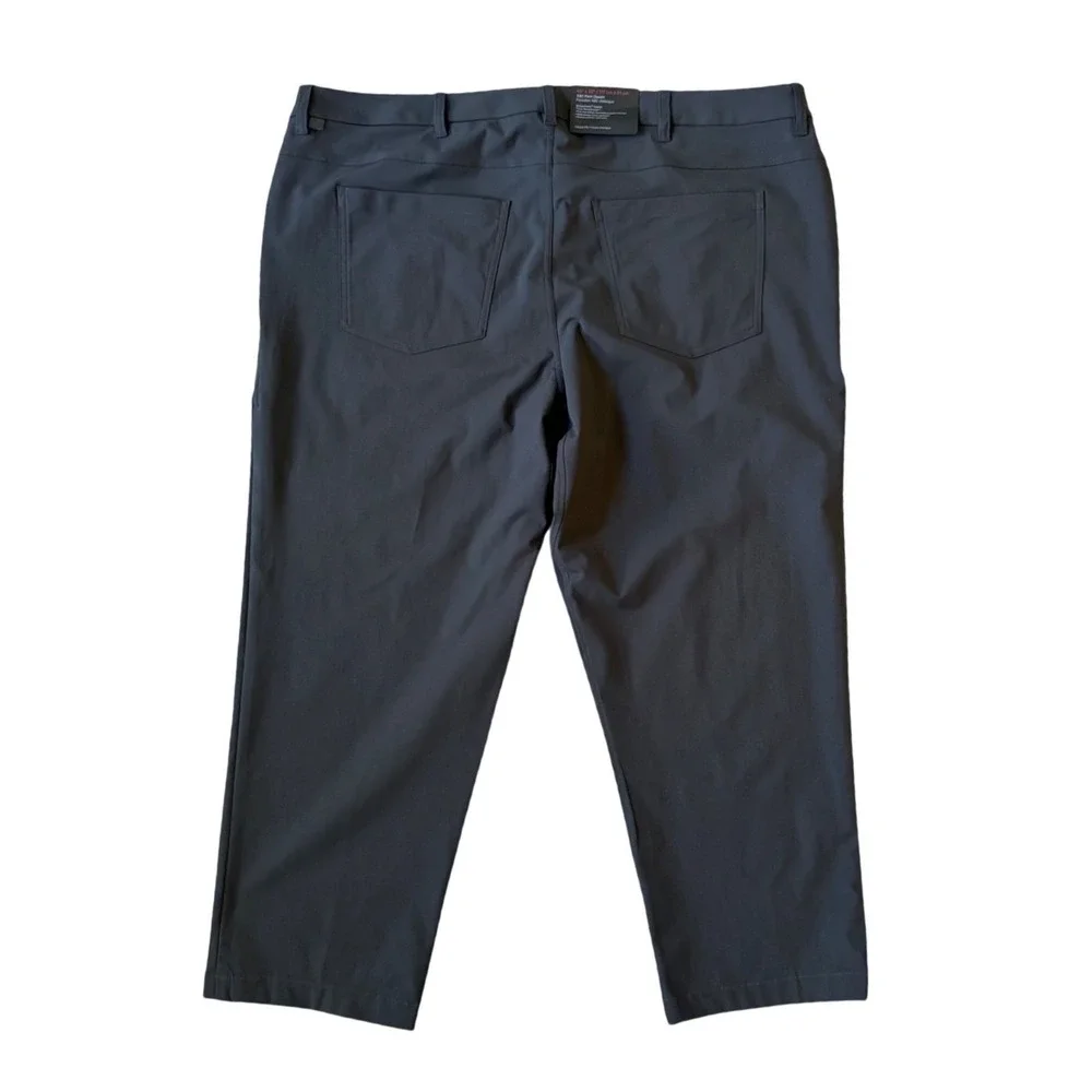NWT Lululemon ABC Pant Classic Fit Warpstreme Obsidian Dark Grey 46 x 27 LM5A01S